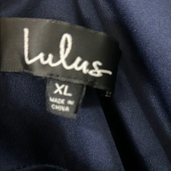 XL Floral Navy Dress summer - Picture 3 of 6